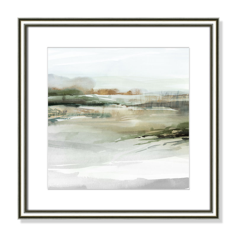«Prologue II» par Isabelle Z, L 18,25 po x H 18,25 po, Imprimé mat, Argent classique