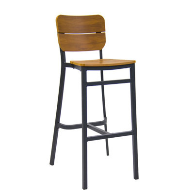 31” Teak Patio Bar Stool