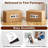 TV Lift Cabinet For 32-50” Tvs,  Hidden TV Cabinet With Remote Control,End Of Bed TV Lift