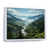 White Floater Framed
