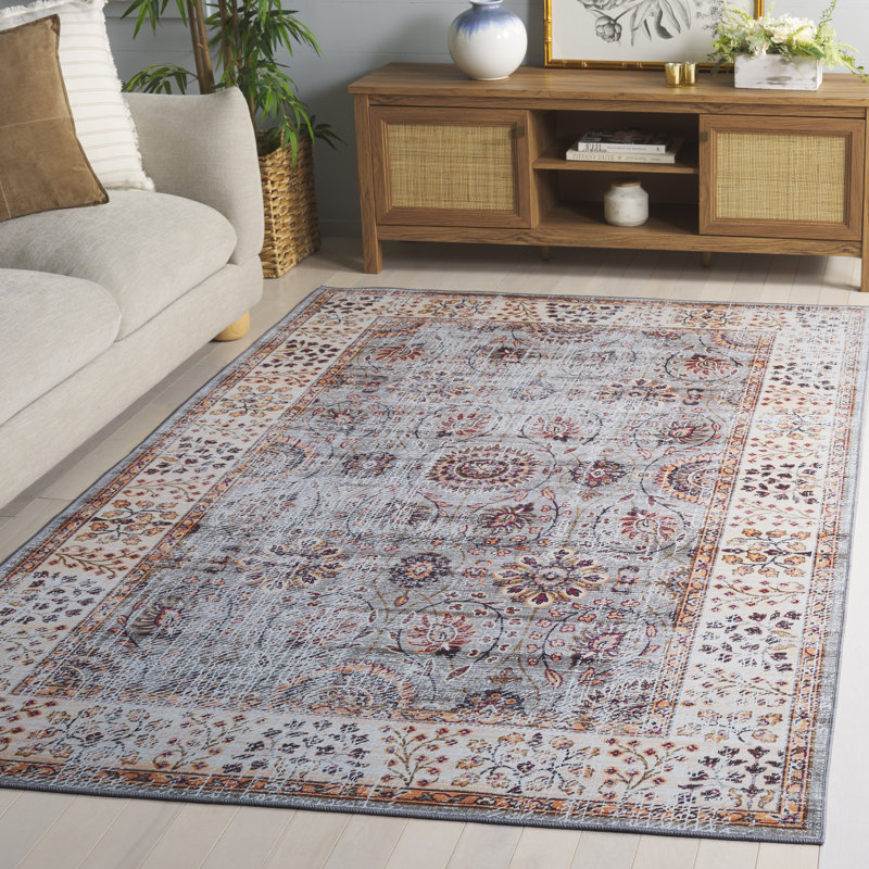 Tucson 204 M/W S/R Performance Machine Washable Oriental Rug, Rectangle 5' x 8'