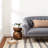 Cielo Stripe Navy Handwoven Cotton Rug-102346165