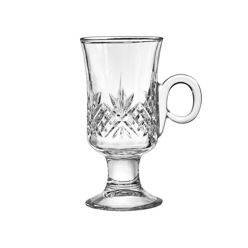 Dublin Crystal Footed Irish Coffee Mug 6oz