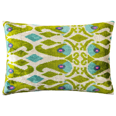Silk Lumbar Rectangular Pillow Cover & Insert