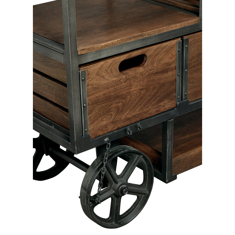 Budge Solid Wood Bar Cabinet
