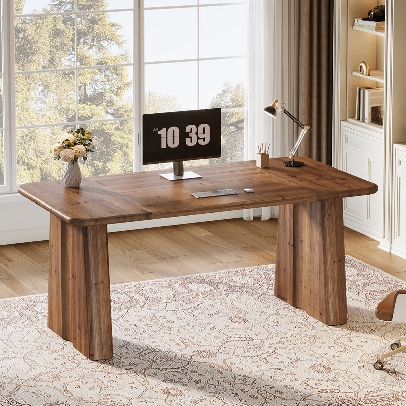 Solid Wood Computer Desk