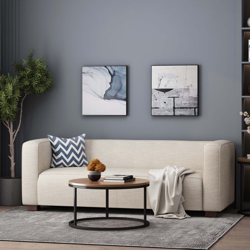 Ebern Designs 74.7"W Loveseat Sofa With Modern Design - Wayfair Canada
