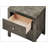 Chic Gray Transitional Nightstand