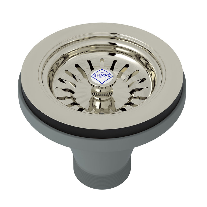 Basket Strainer, Polished Nickel
