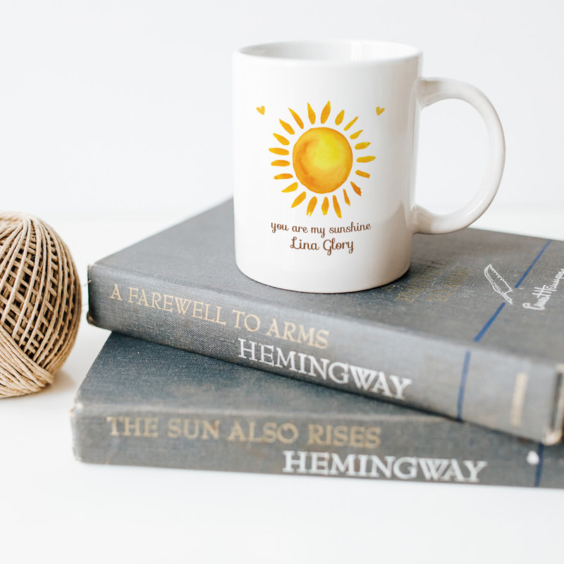 Porcelain Coffee Mug, Yes