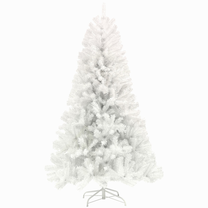 Arbre de Noël artificiel de 9 pi de hauteur, arbre de Noël non éclairé avec 2132 pointes de branches, ouverture automatique, base en acier, décoration des Fêtes pour le bureau personnel
