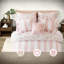 Striped and Toile Comforter Set