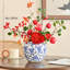 Ornements de fleurs simulées