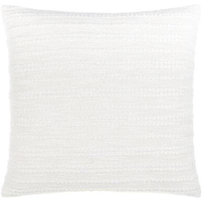 Amora Embroidered Cotton Blend Reversible Throw Pillow