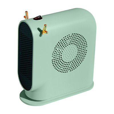 Desktop Heater, Energy Saving Indoor Space Heater, Two-Speed Portable Heater Fan For Office, Smart Thermostat, Overheat Protection, Pour Off