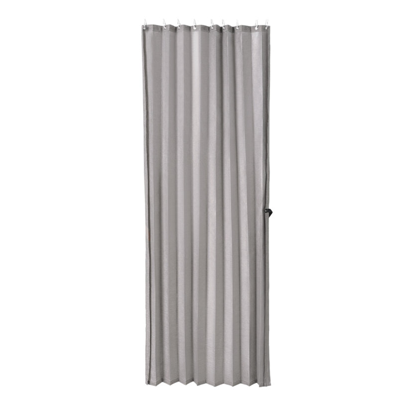 Curtain Single Panel, Grey, 180cm Width x 200cm Drop