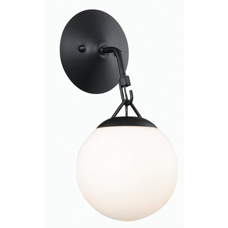 Appliquee à bras 1 lumières Ison, Dos plat