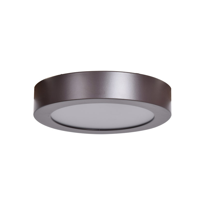 Josephs Acrylic Flush Mount, Silver