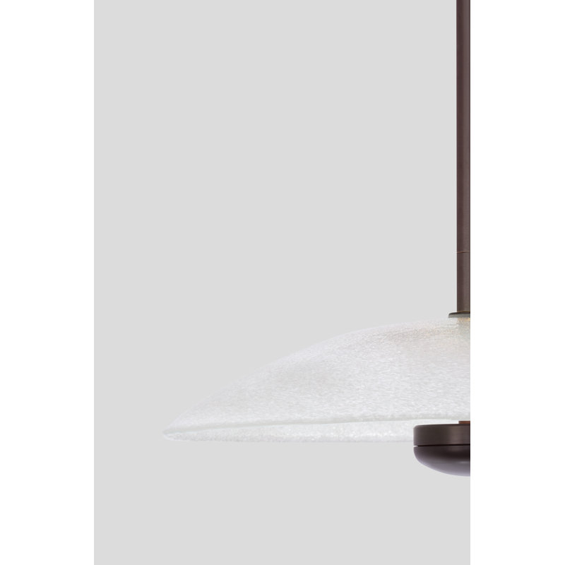 Cielo 1 - Light LED Pendant, 3.30" H x 12.40" W, Bronze