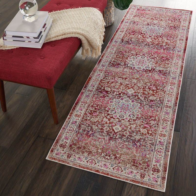 Boynton Oriental Area Rug, Runner 71 x 244cm