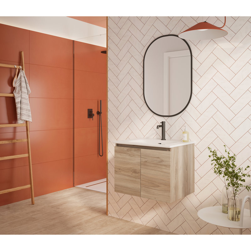 Ensemble de meuble-lavabo simple 28 po Lepanto Malibu, Gris