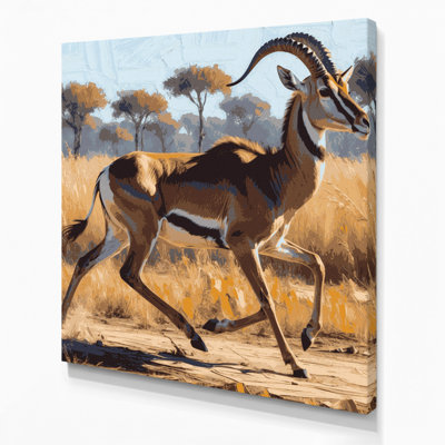 Art mural sur toile brun