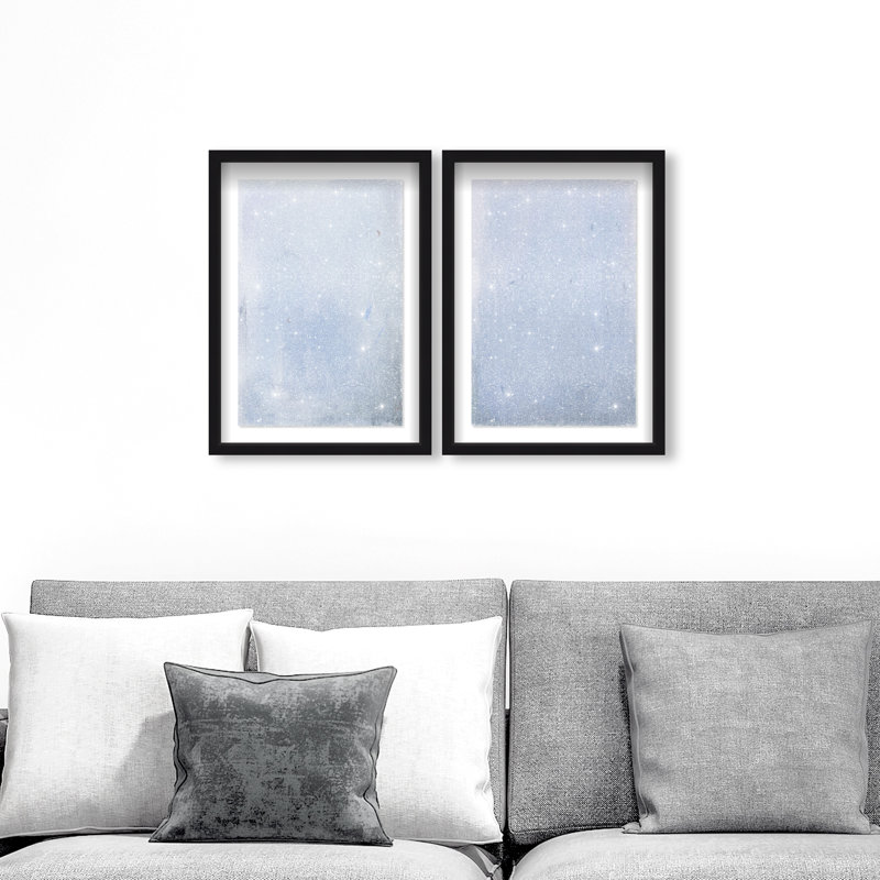 Calm Waters Shadowbox Abstract Print by Oliver Gal, Black Frame, 10 x 15, 17.5"H x 25.5"W, Black Shadowbox