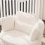 Fauteuil d'appoint en tonneau pivotant surdimensionné rembourré-894917053