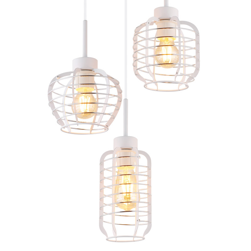 Demirali 3 - Light White Geometric Pendant