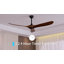Ventilateur de plafond 60 pouces noir uni - aucune lumière incluse, conception contemporaine à 3 pales avec moteur réversible silencieux-1115238636-1109283313