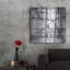 17 Stories «Intersect II» par Ethan Harper, art mural en métal, 36 po x 36 po-1995603192