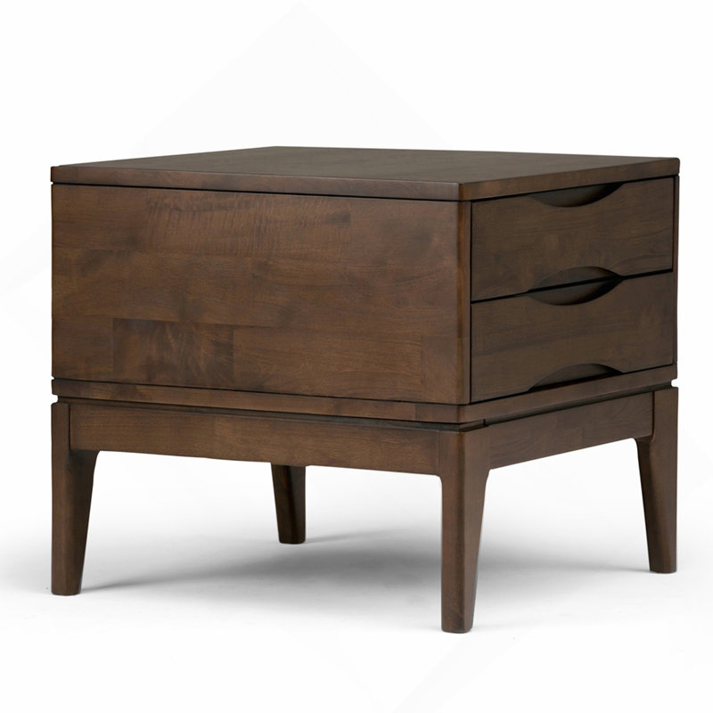 Modern - End Table - Walnut Brown