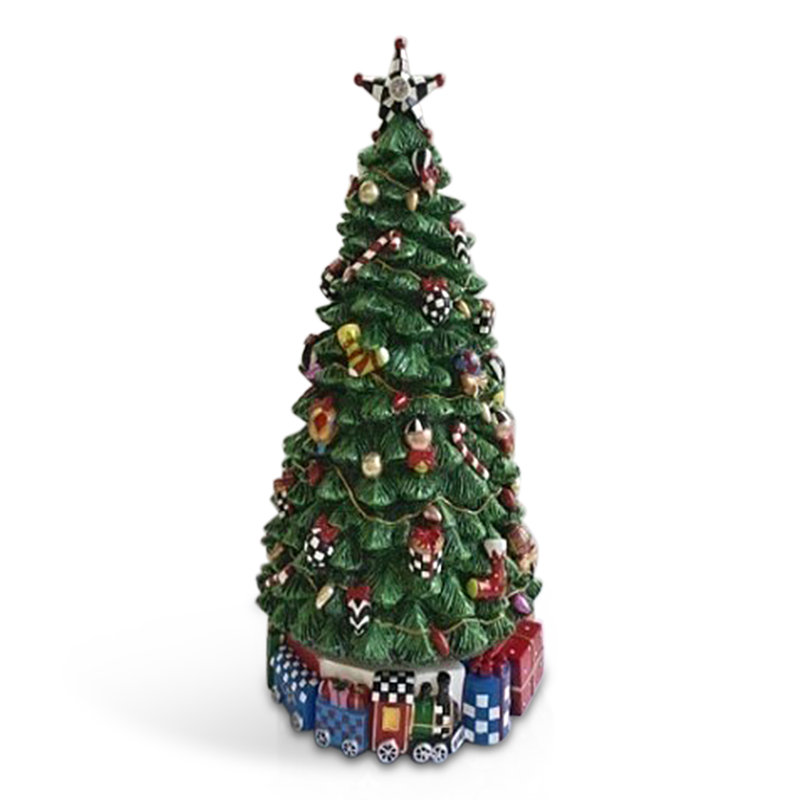 Christmas Carol Rotating Musical Tree