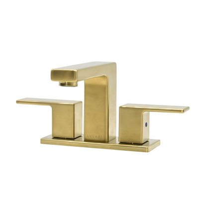 Lulani Centerset Bathroom Faucet with Drain Assembly
