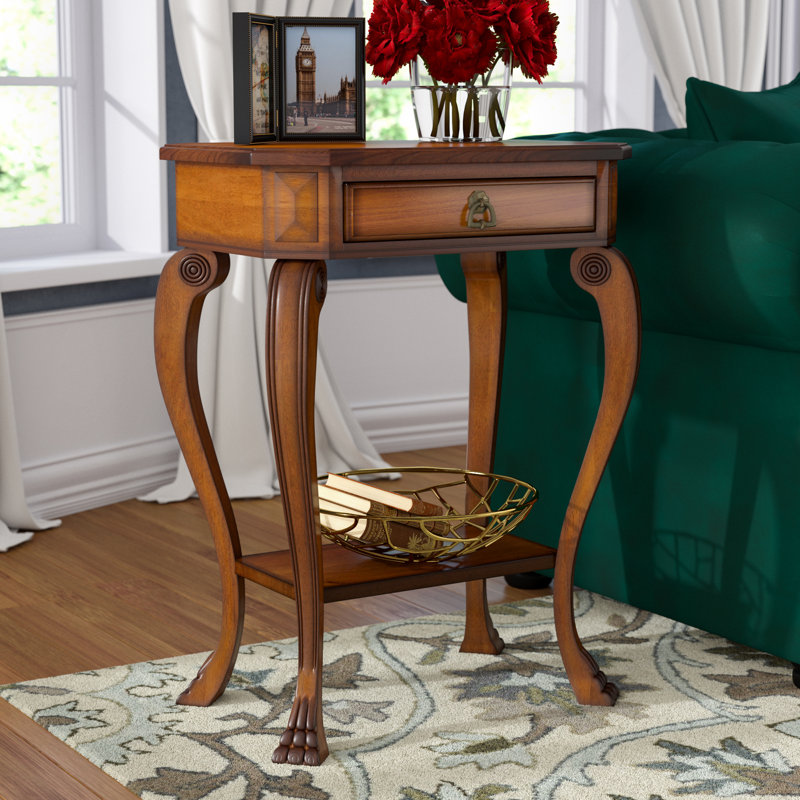 Sumter 1-Drawer Rectangular Nightstand, Olive Ash Burl
