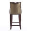 Emperor Traditional Vegan Leather Upholstered Beech Wood Bar Stool in Bronze-1862859236