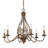 Chicopee 6 - Light Steel Dimmable Tiered Chandelier