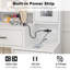 Berkel Dressing Table With Lights, 5 Drawers, Cabinet, Large Mirror, Power Outlet-368018775
