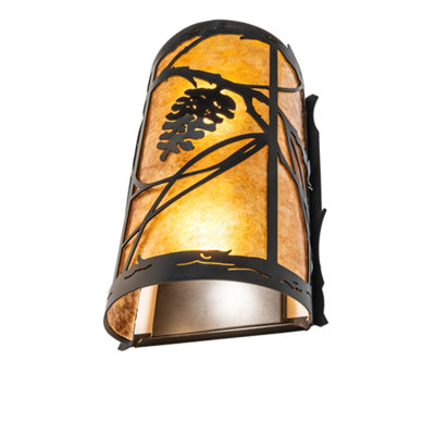 Jahanara Steel Flush Mounted Sconce