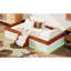 Cadre de plancher tapissier simple Modern Bed, clôture en bois aggloméré pour la maison