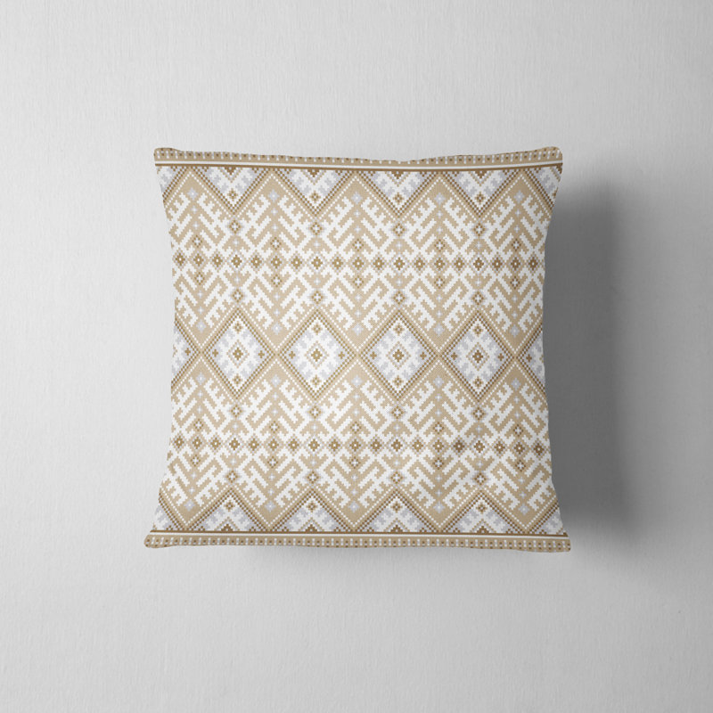 Coussin intérieur / extérieur Tucson_TE_TUCson, Sable, H 20 po x l 20 po