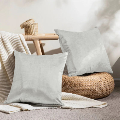 Rizokarpaso Luxury Square Scatter Crushed Velvet Cushion Cover