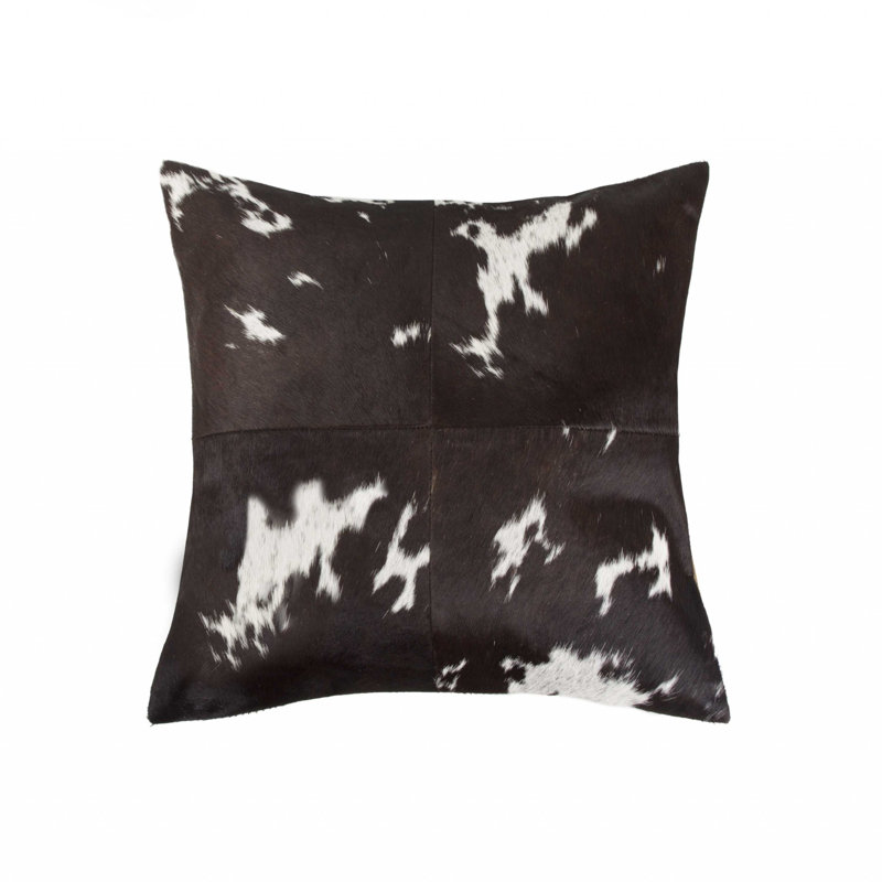 Animal Print Microsuede Throw Pillow