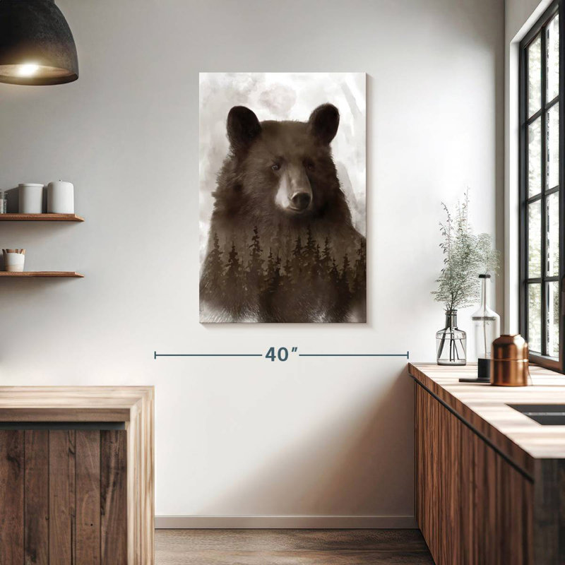 Brampt Brown Forest Bear, 39" H x 26" W