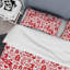 Ensemble de housse de couette designart scandinave raindeed avec little oiseaux et arbre de noël-35228818