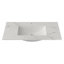 37" Acrylic Rectangular Bathroom Drop-in Sink With Overflow-137782179