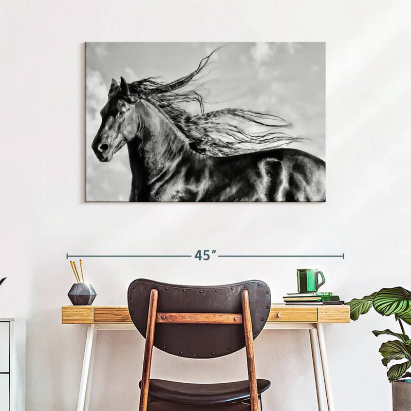 Wind Blown Mane III, 26" H x 39" W