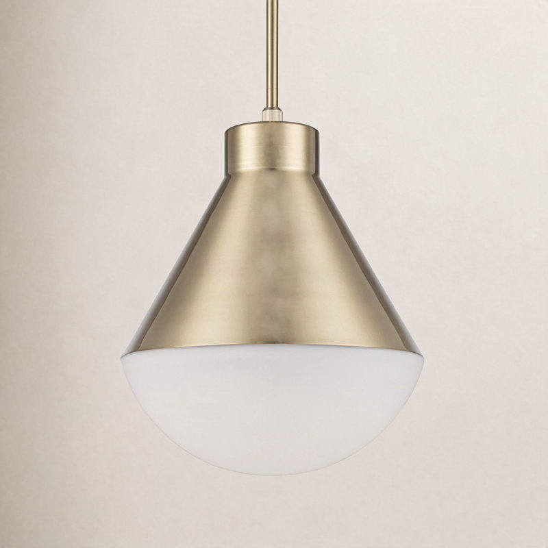 Ebbi 1 - Light Single Pendant, Antique Gold