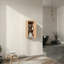 Armoire latérale moderne flottante pour salle de bain avec rangement mural pour petits espaces
