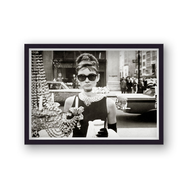 Audrey Hepburn Looking Into Tiffanys Window - Single Picture Frame Print